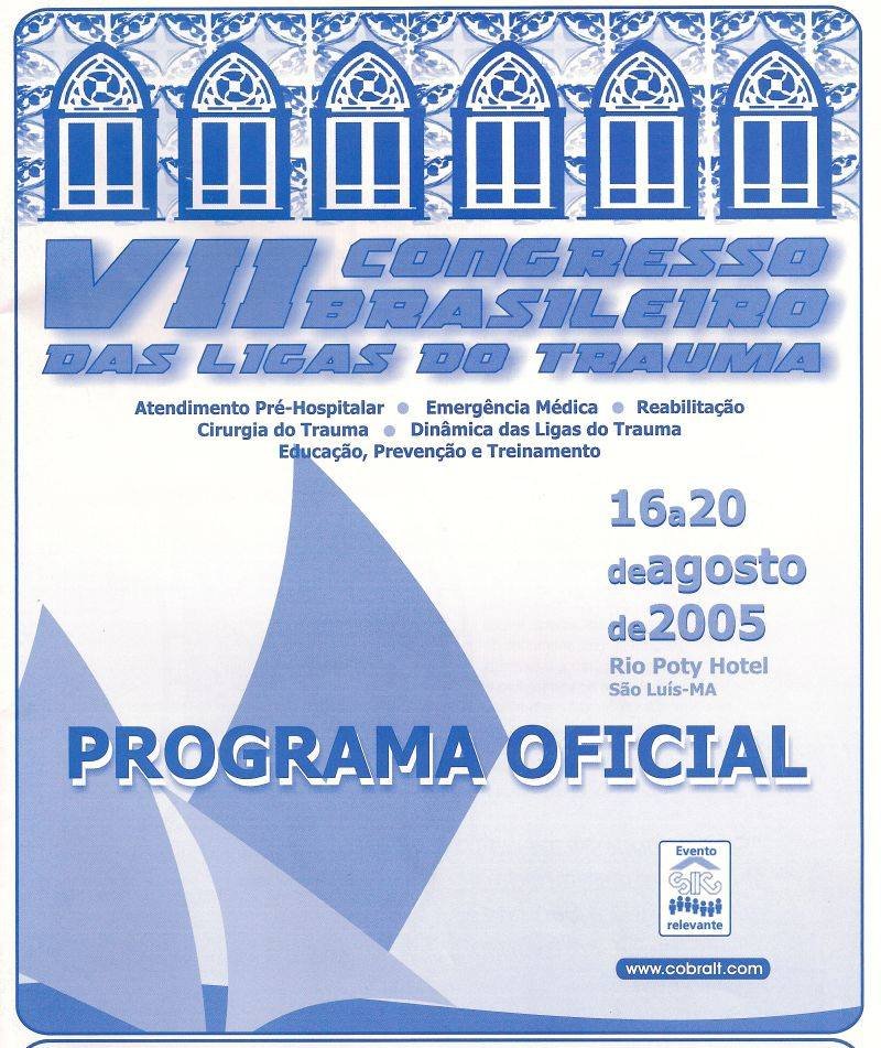 Capa do VII CoLT 2005