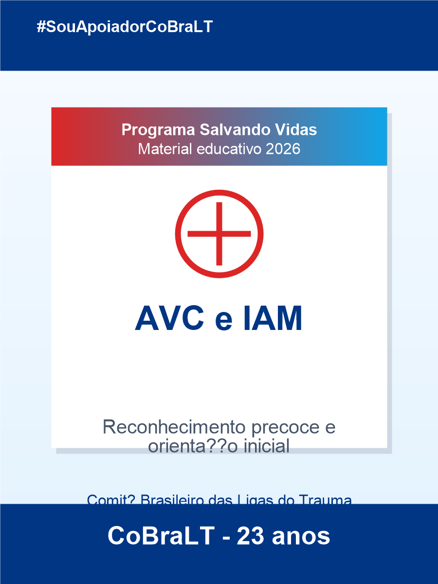 Capa do material AVC e IAM