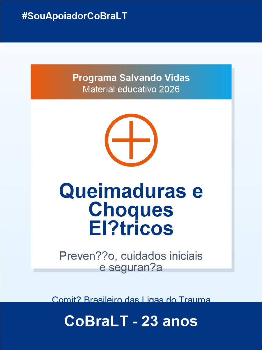 Capa do material Queimaduras e Choques Elétricos